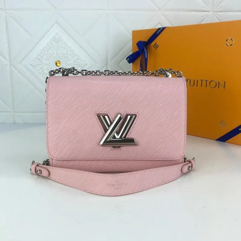 1984 - Twist Handbag With Chain Pink