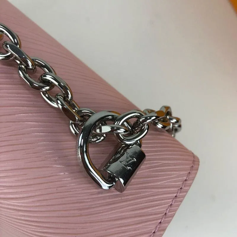 1984 - Twist Handbag With Chain Pink