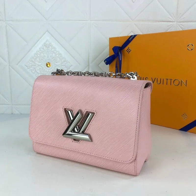 1984 - Twist Handbag With Chain Pink