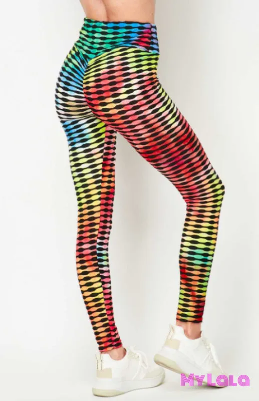 2 Toned Tie Dye Booty Lift (Rainbow)