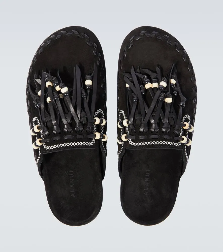 Alanui The Journey suede slippers