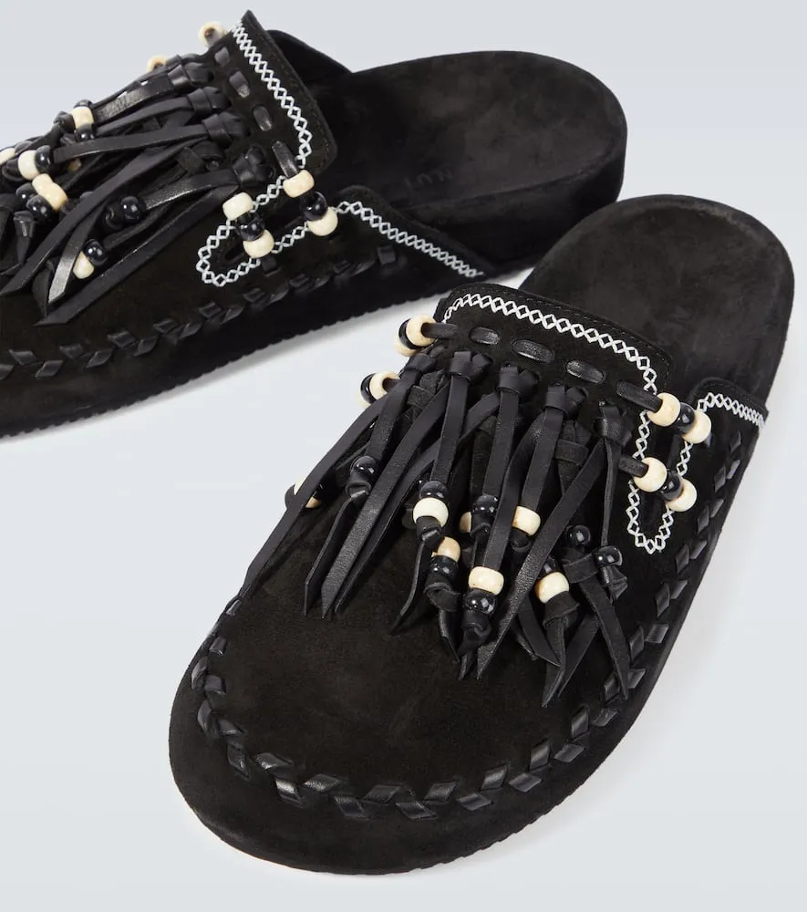 Alanui The Journey suede slippers