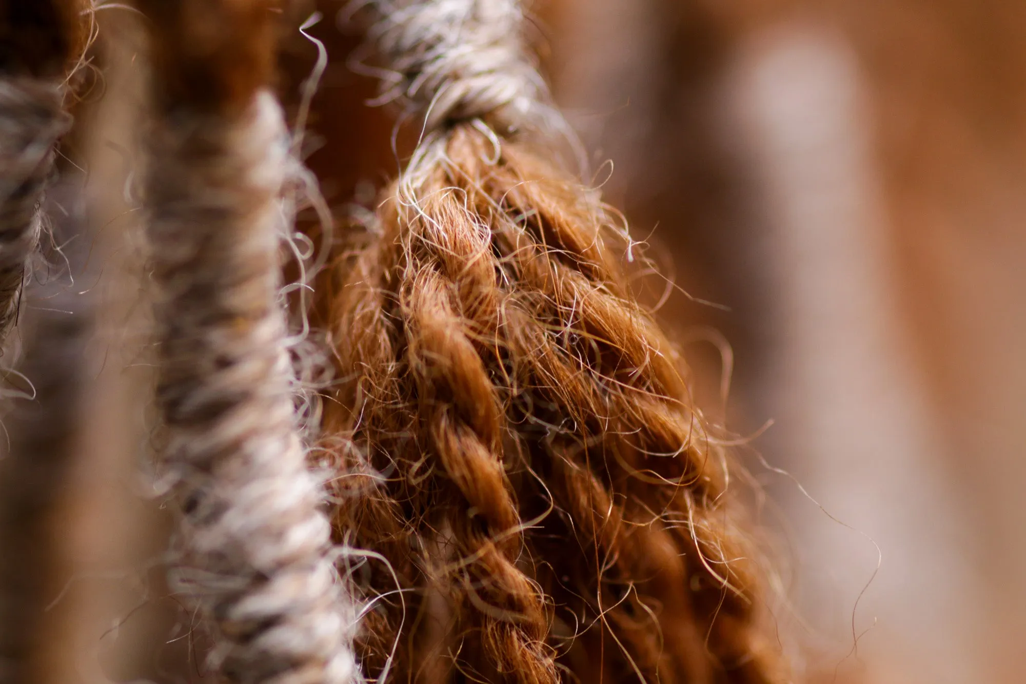 Alpaca Shawl - Natural Brown Partridge