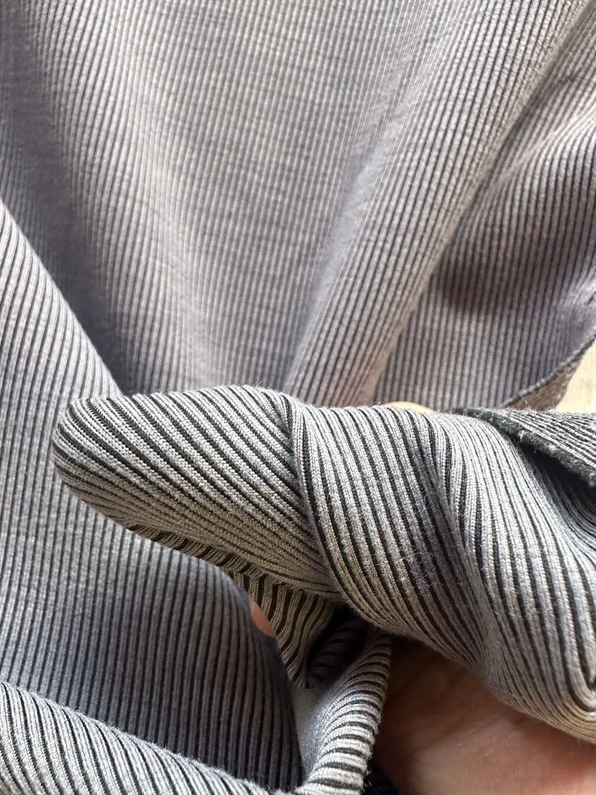 Athleisure Two Tone 4 Way Stretch Charcoal
