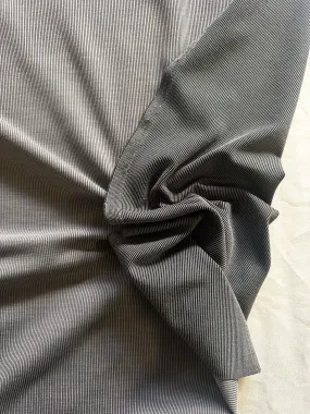 Athleisure Two Tone 4 Way Stretch Charcoal