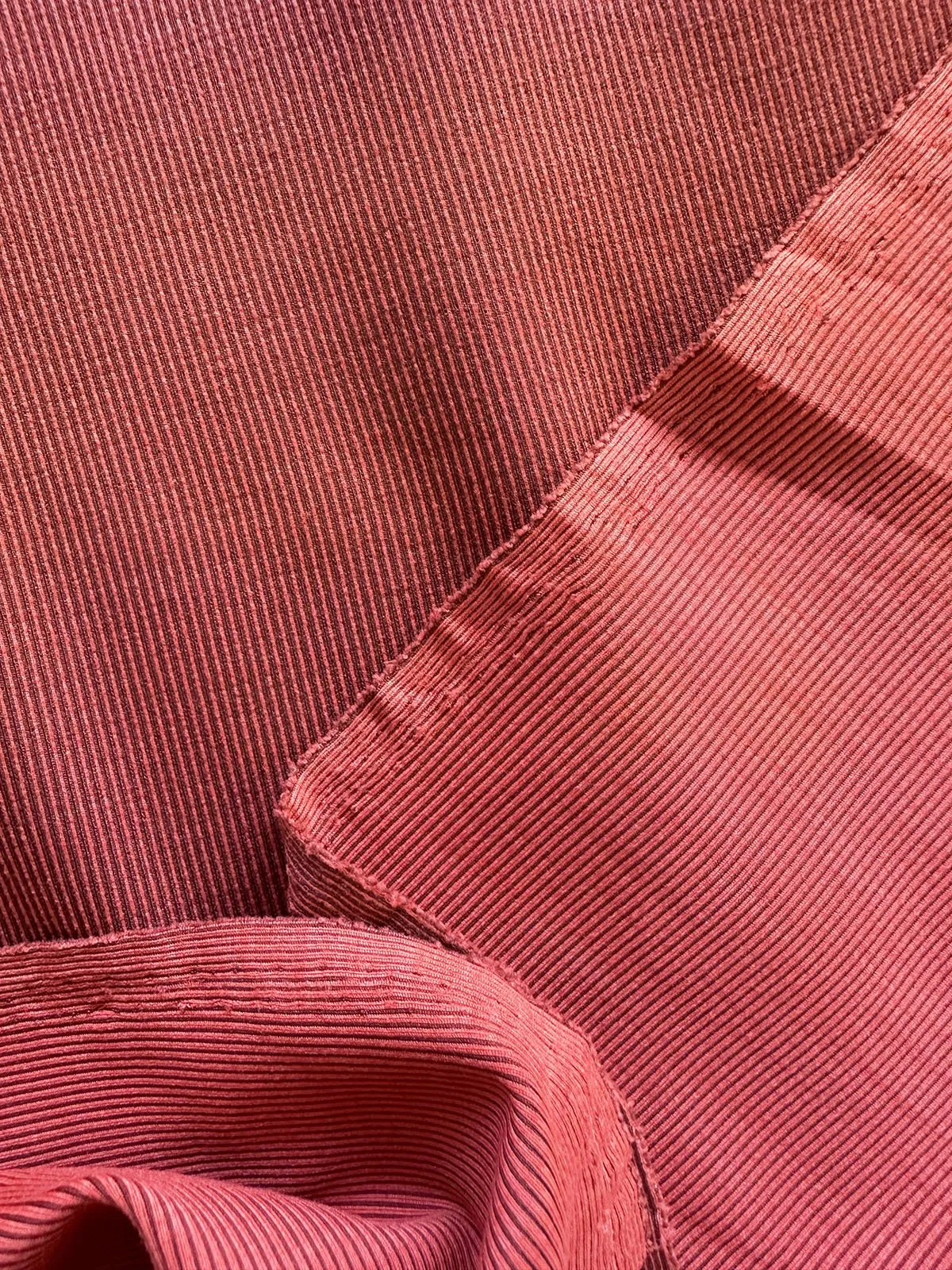 Athleisure Two Tone Ribbed Spandex Cayenne