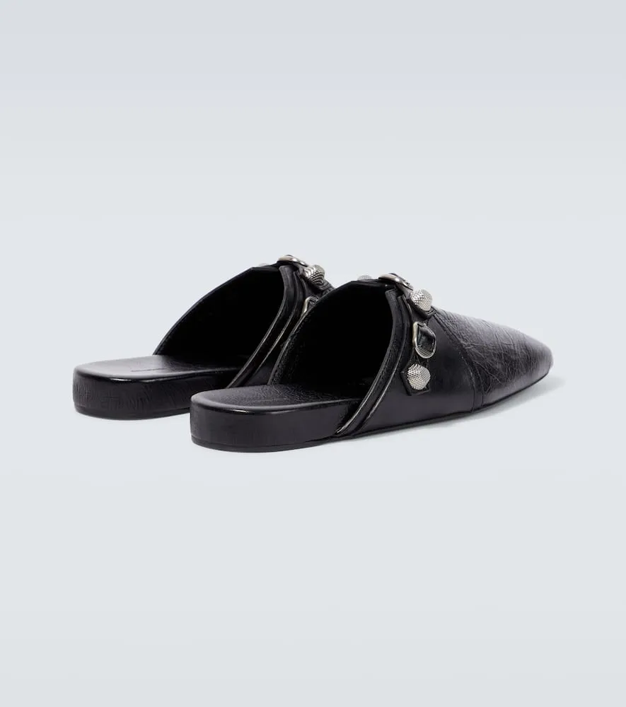 Balenciaga Cosy leather slippers