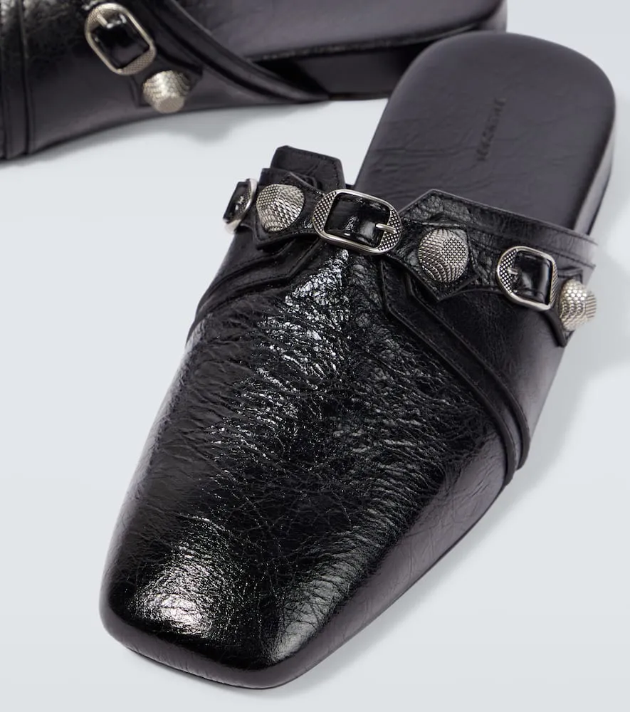 Balenciaga Cosy leather slippers
