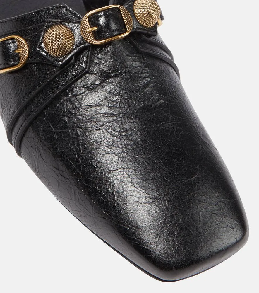 Balenciaga Cozy Cagole leather mules