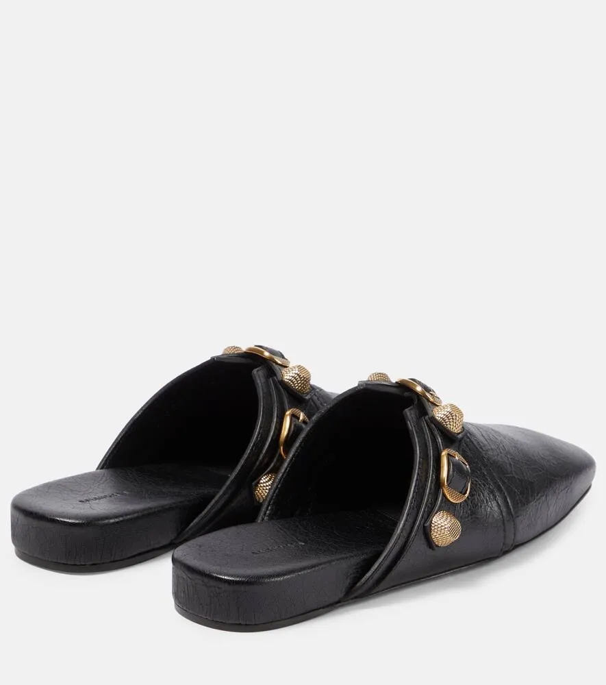 Balenciaga Cozy Cagole leather mules