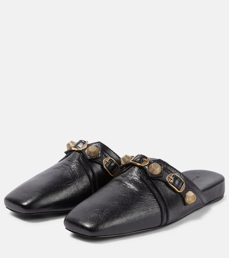 Balenciaga Cozy Cagole leather mules