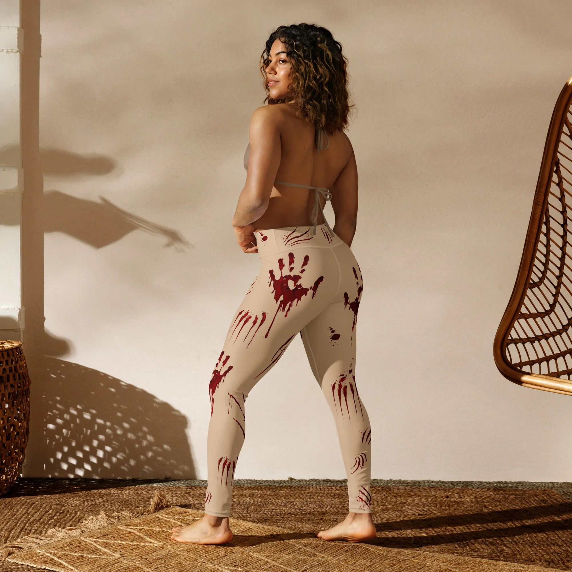 Bloody Halloween Yoga Leggings