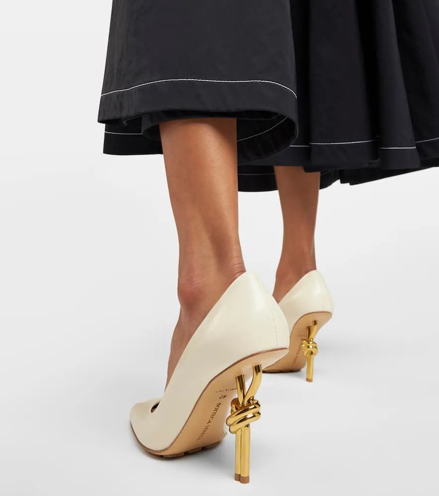 Bottega Veneta Knot leather pumps