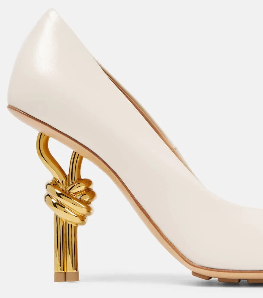 Bottega Veneta Knot leather pumps