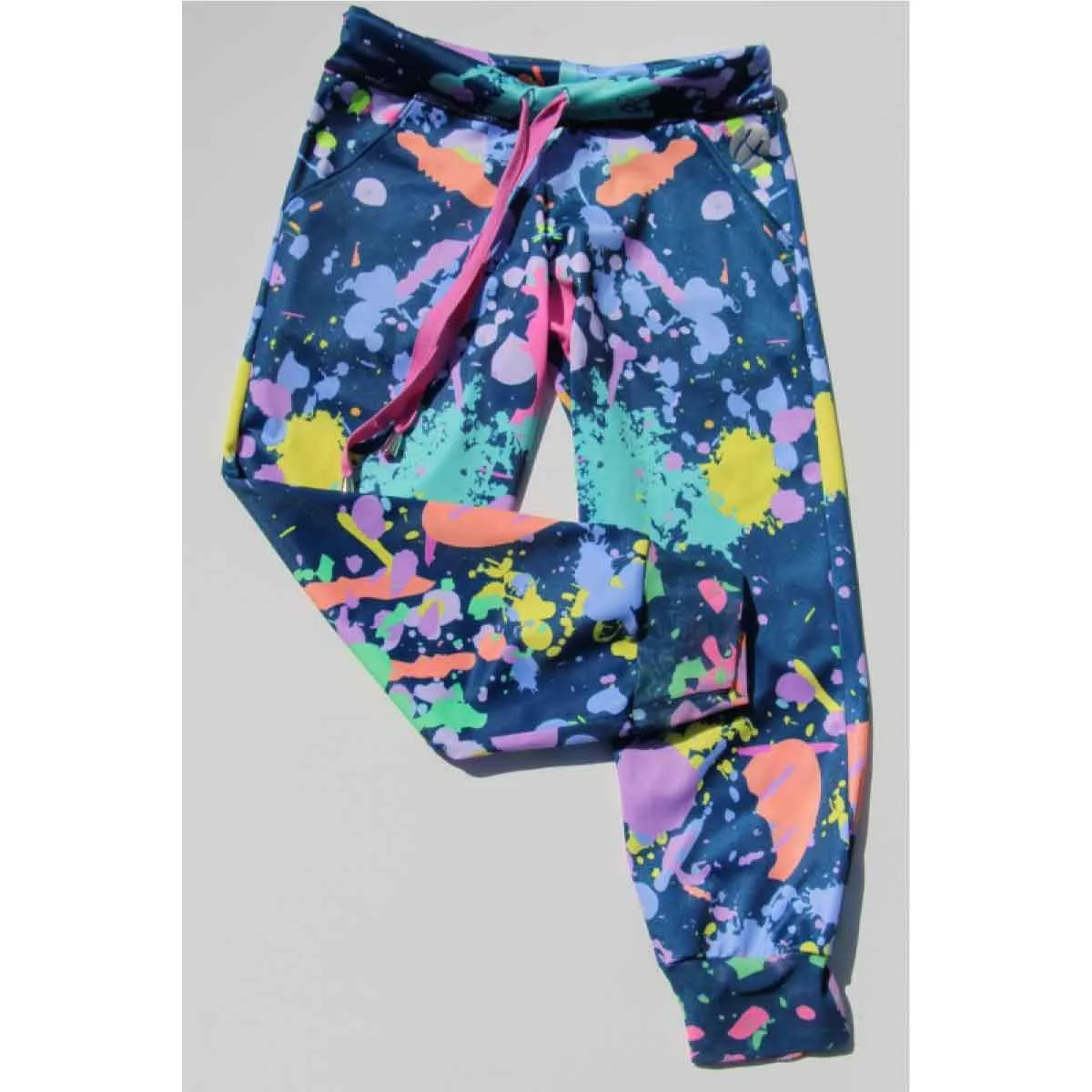 CLEAR - WOMEN'S SPLASH PAINT LEGGINGS