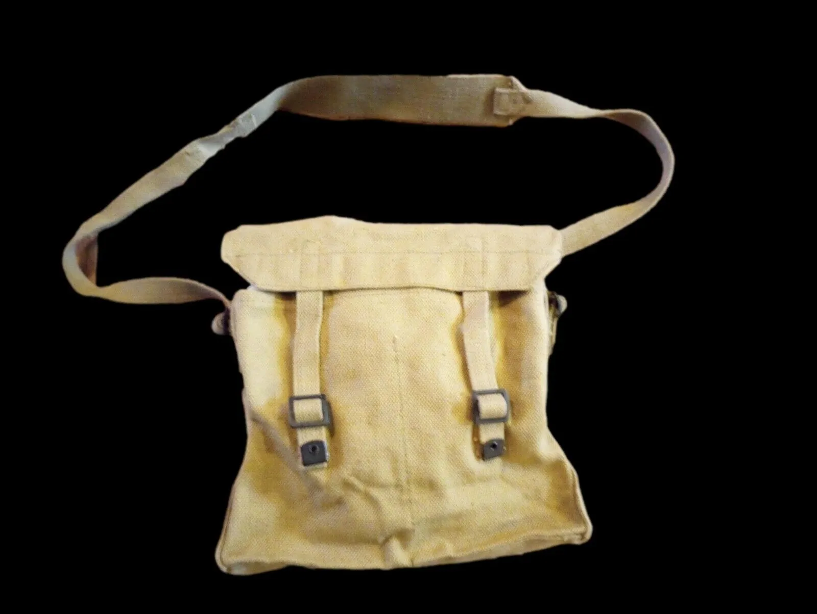 GENUINE P-37 BRITISH MILITARY SMALL COMBAT PACK SHOULDER BAG HAVERSACK 1953
