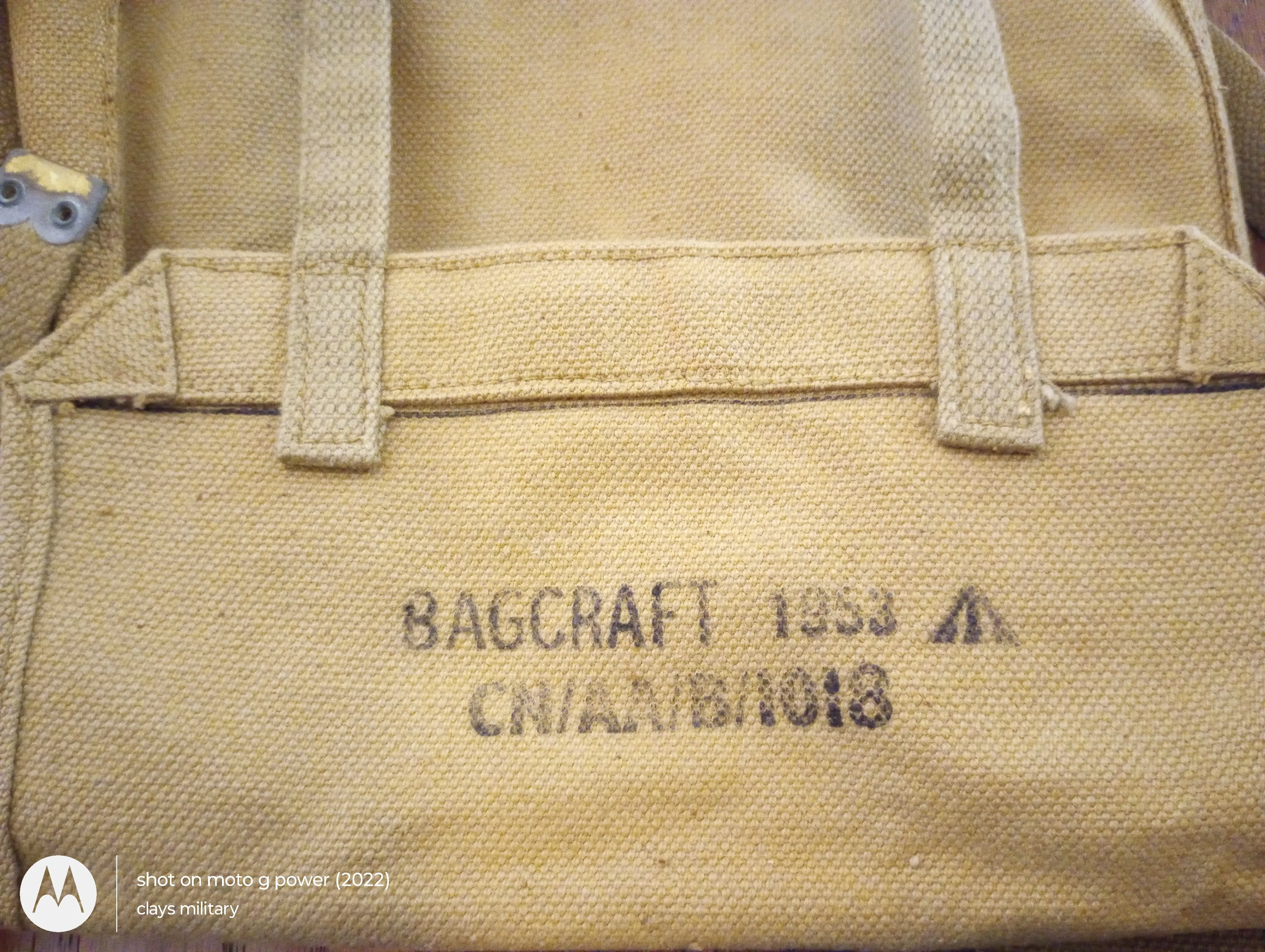 GENUINE P-37 BRITISH MILITARY SMALL COMBAT PACK SHOULDER BAG HAVERSACK 1953