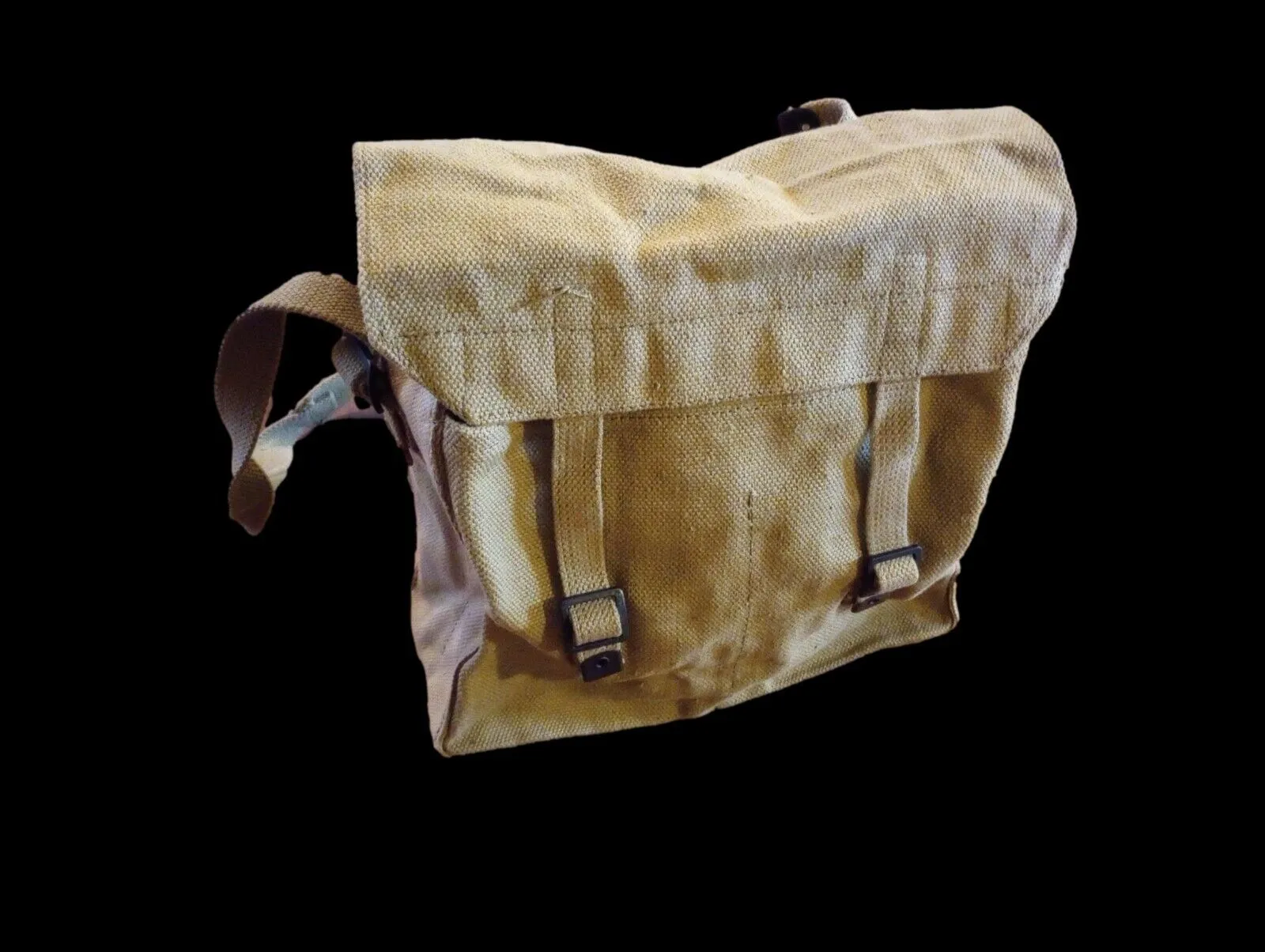 GENUINE P-37 BRITISH MILITARY SMALL COMBAT PACK SHOULDER BAG HAVERSACK 1953