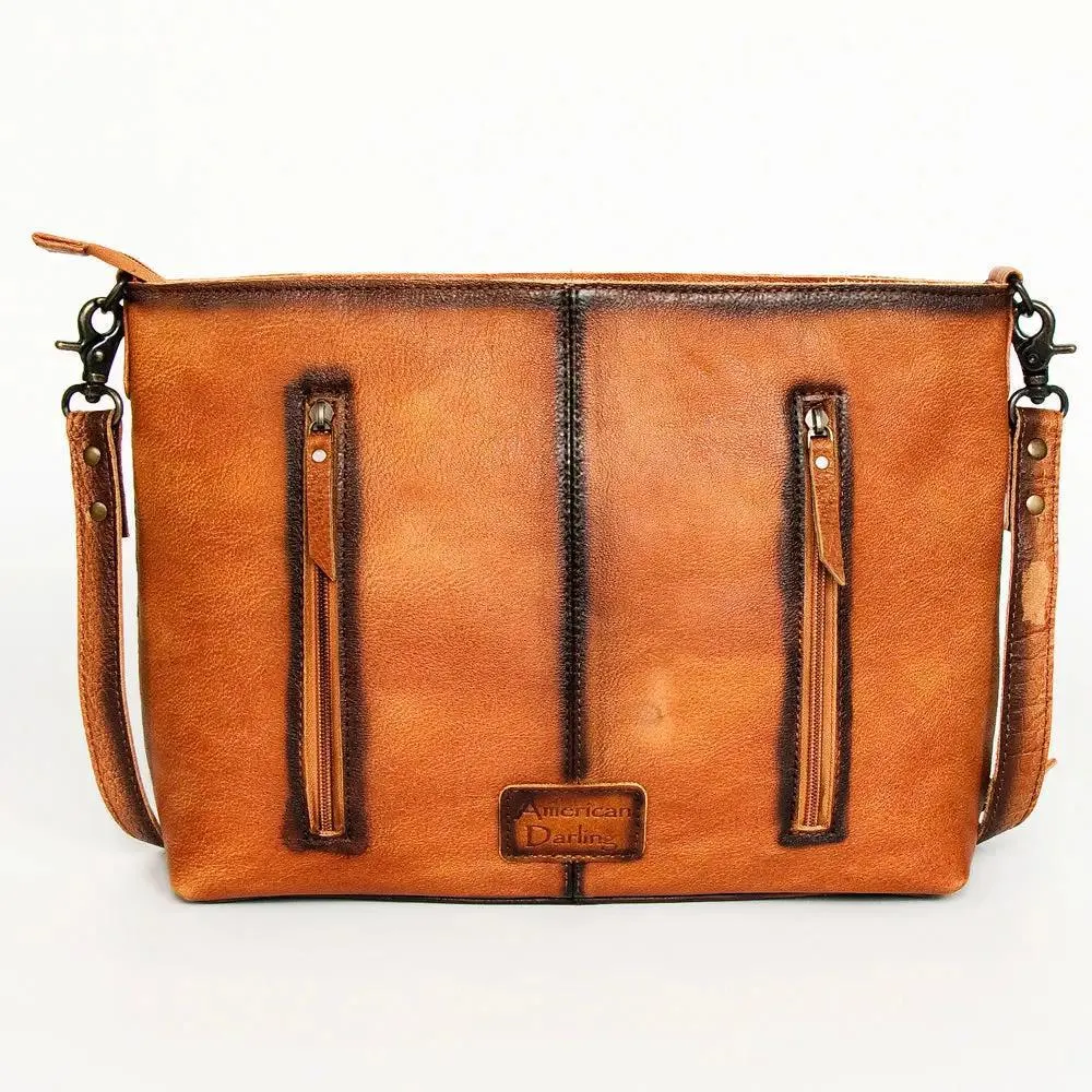 Genuine Western Leather Women's Crossbody Bag