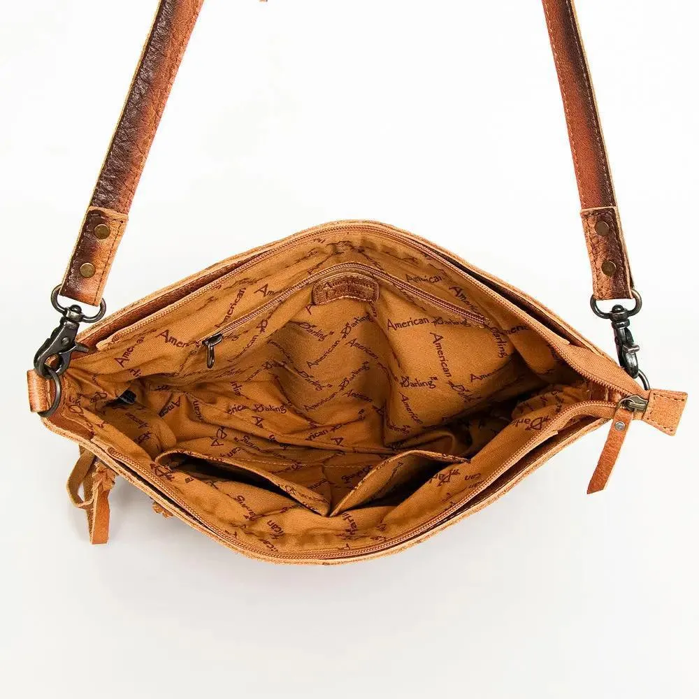 Genuine Western Leather Women's Crossbody Bag
