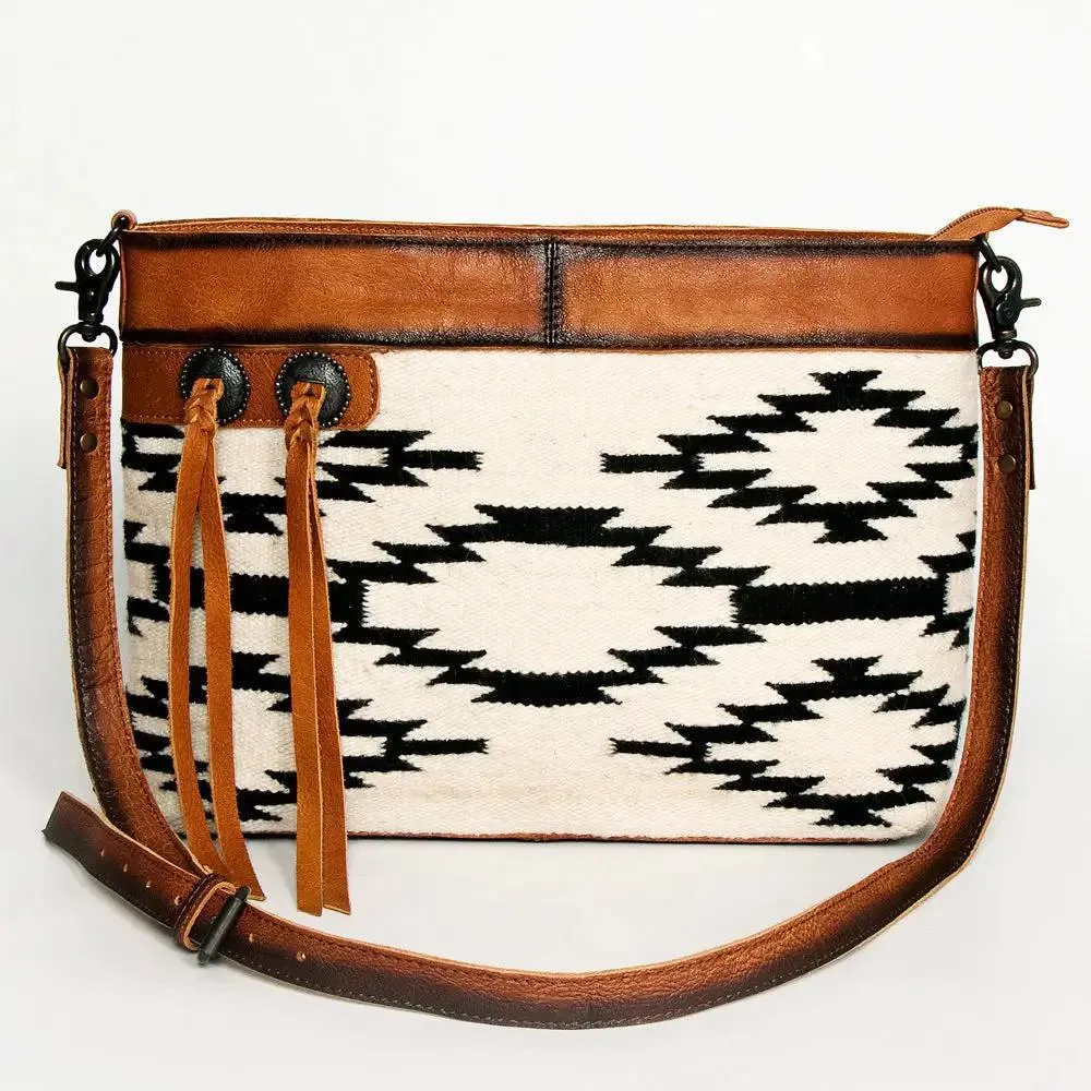 Genuine Western Leather Women's Crossbody Bag