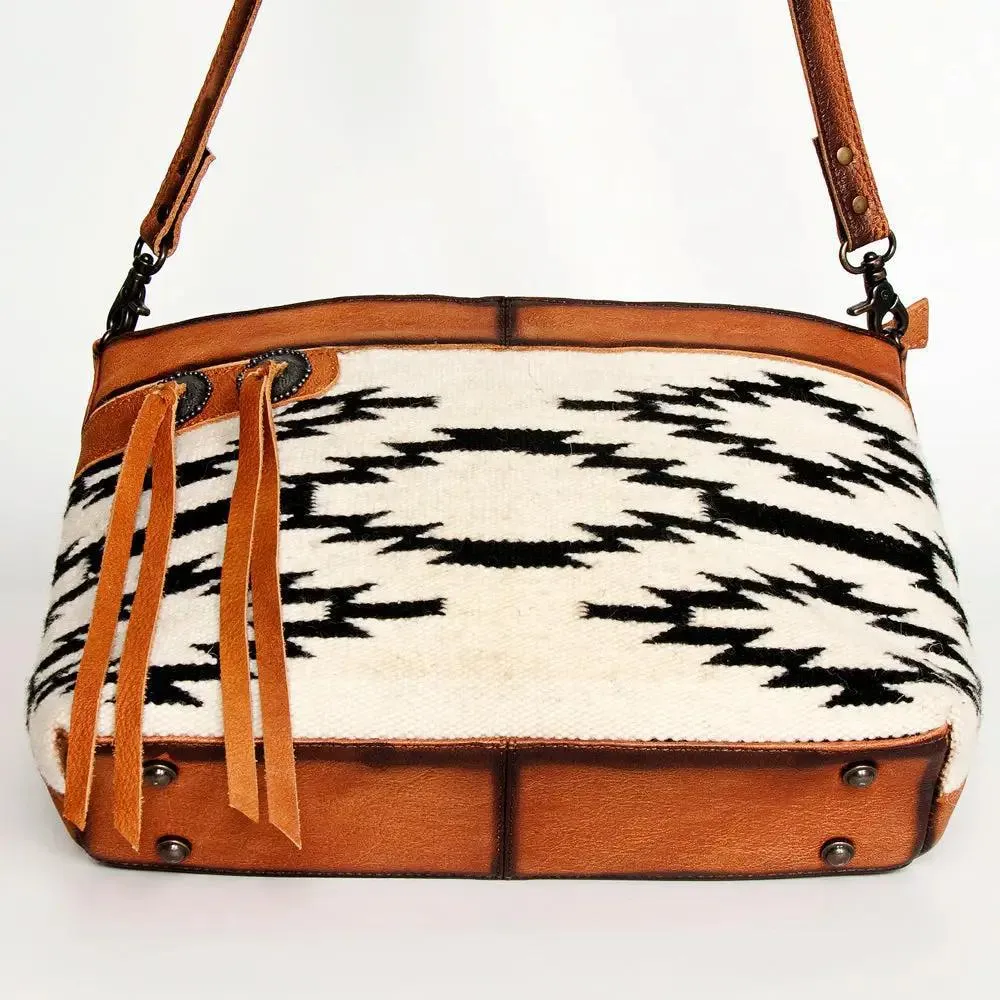 Genuine Western Leather Women's Crossbody Bag