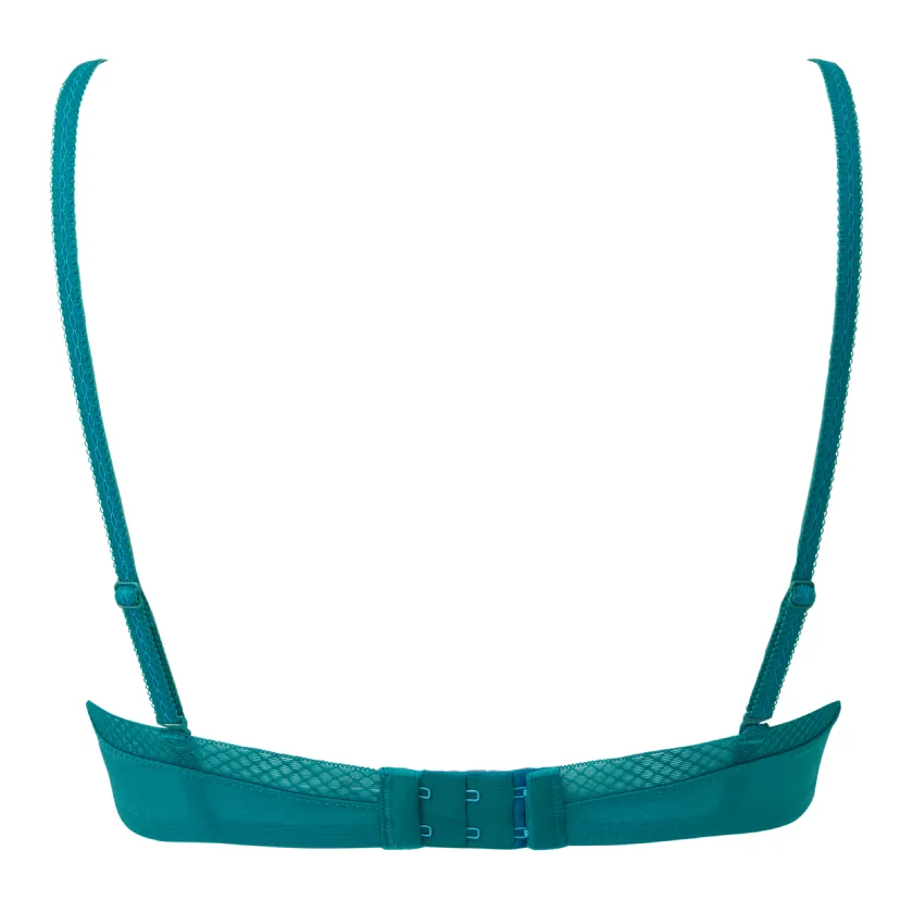 Gossard Glossies Sheer Molded Bra Emerald