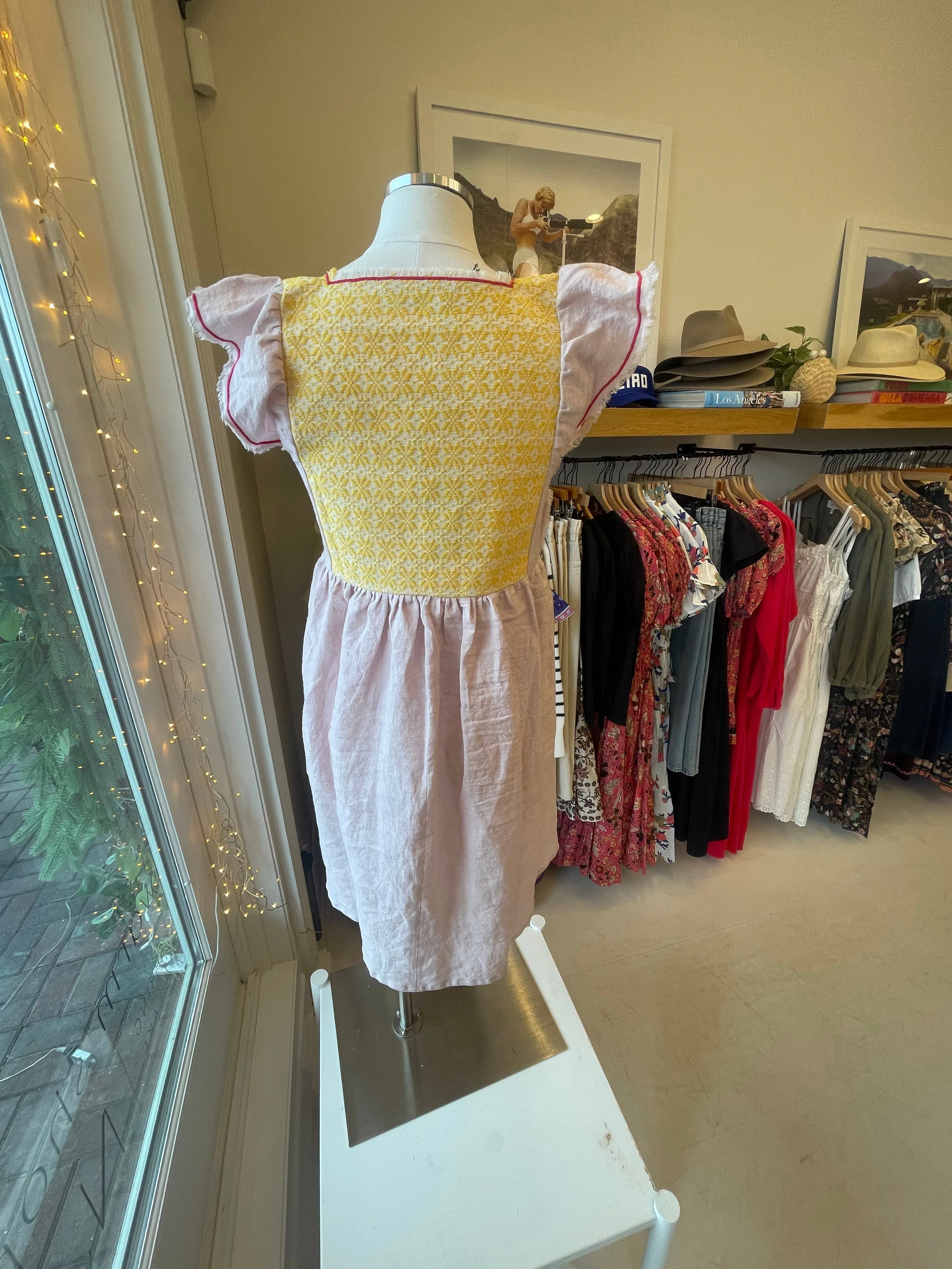 Jilly Linen Dress Short