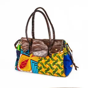 Leather Print Handbag