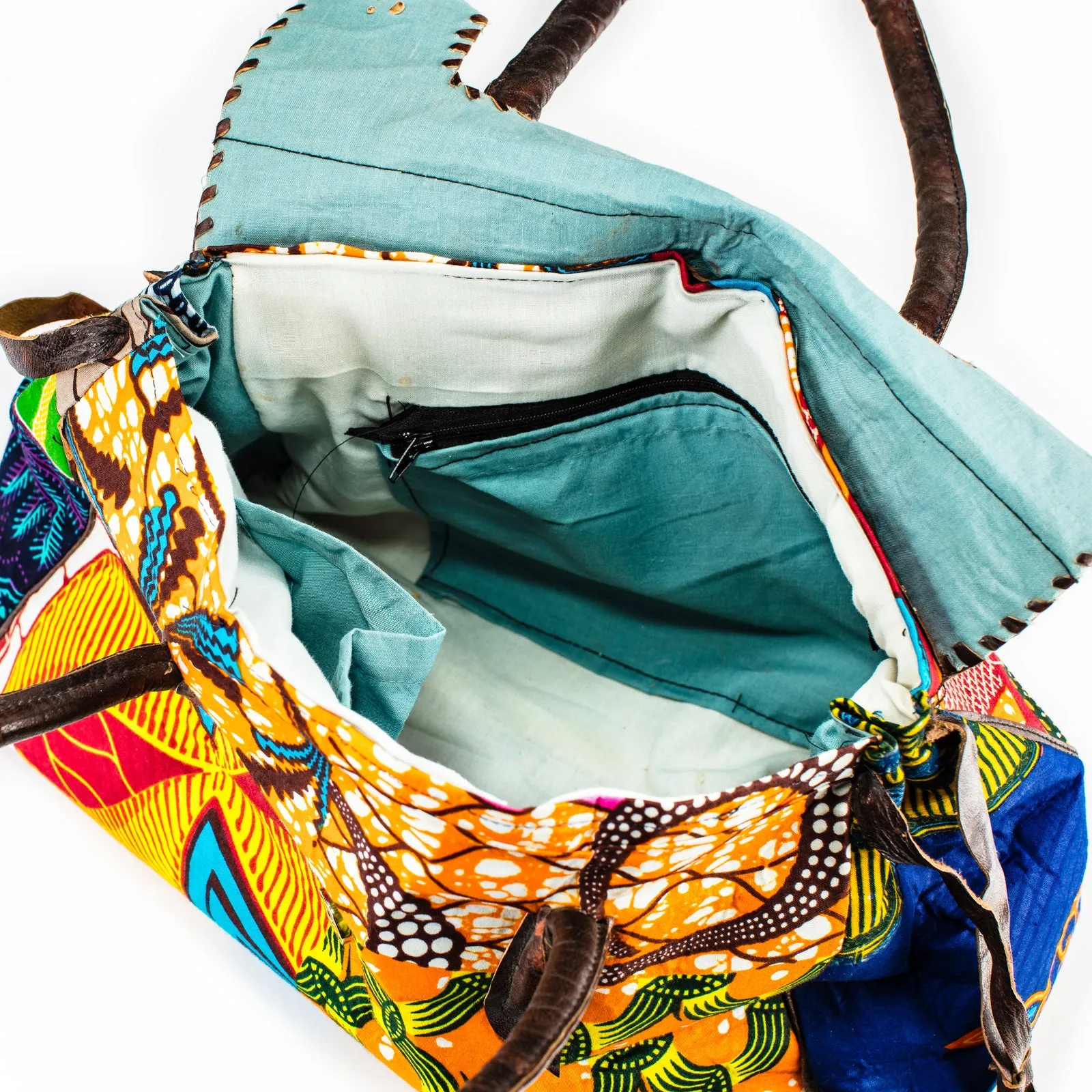 Leather Print Handbag
