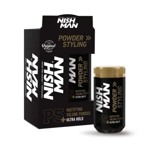 Nishman Powder Hair Styling Wax Ultra Hold P5 