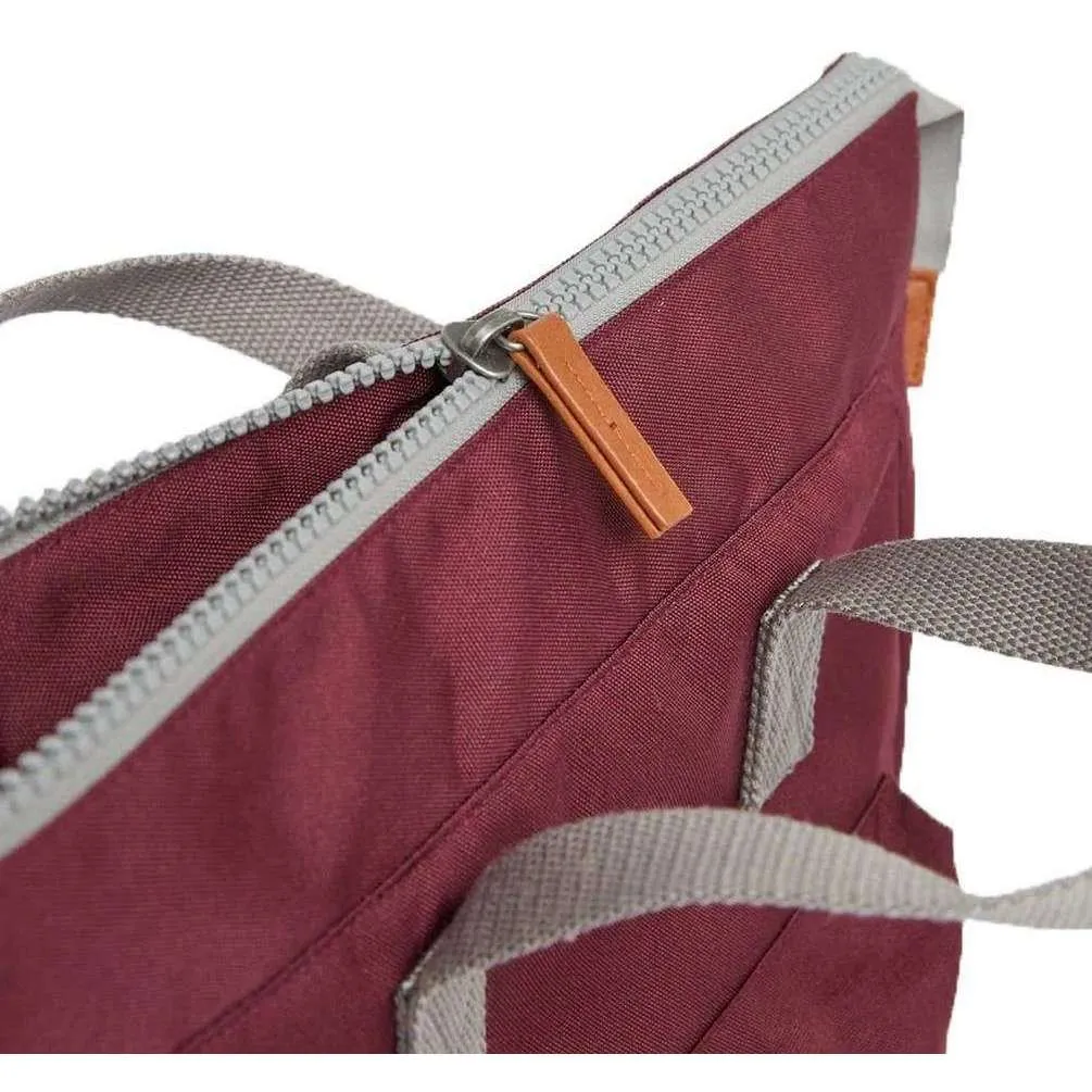 Roka Bantry B Small Sustainable Canvas Backpack - Sienna Burgundy