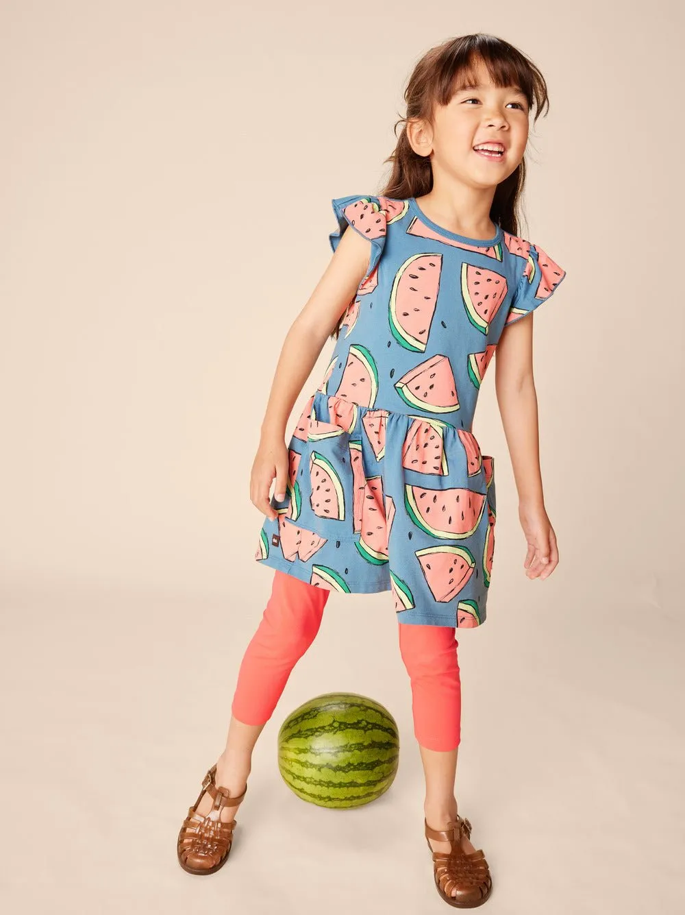 Tea Collection Solid Capri Leggings