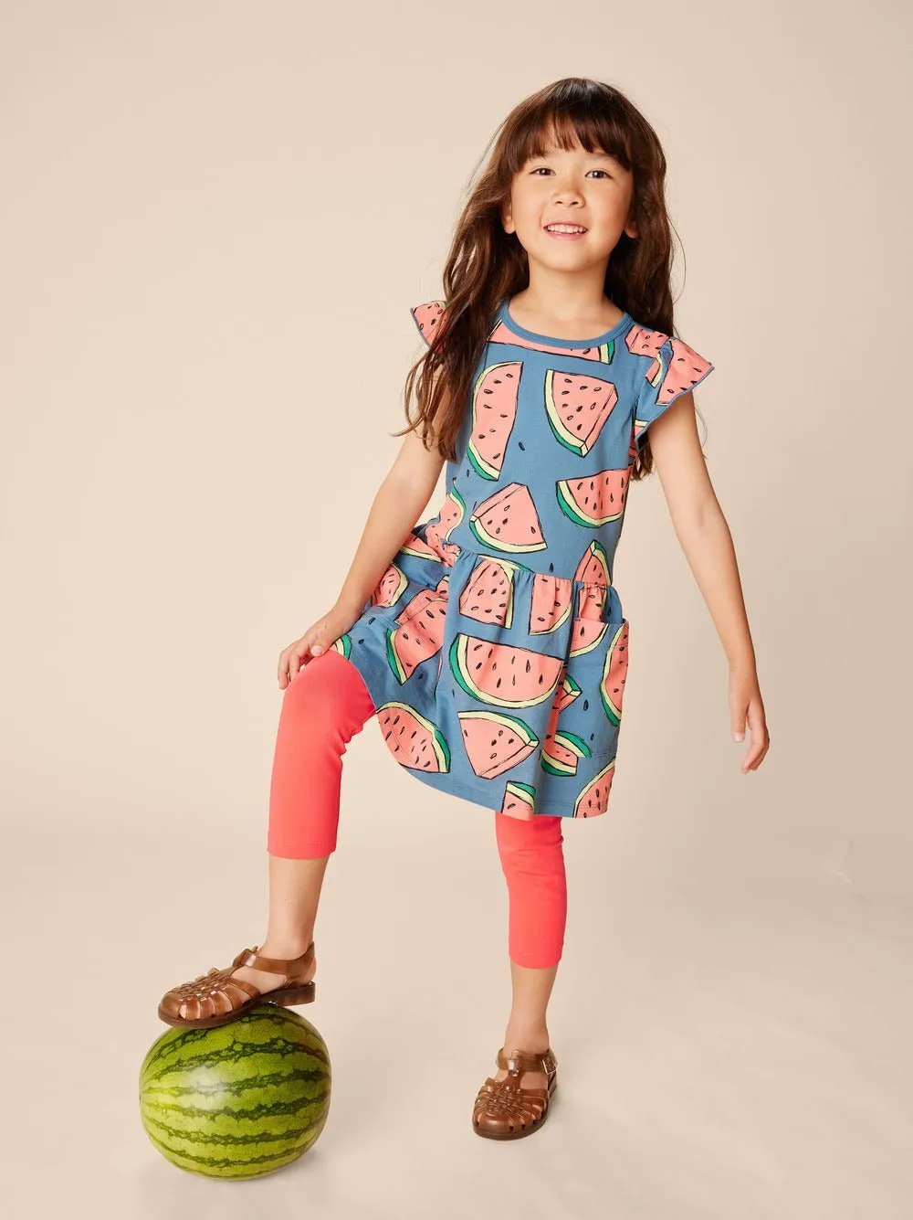 Tea Collection Solid Capri Leggings