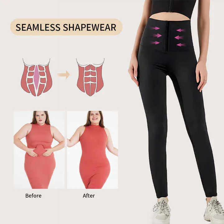 Tummy Control Corset Leggings B-185587