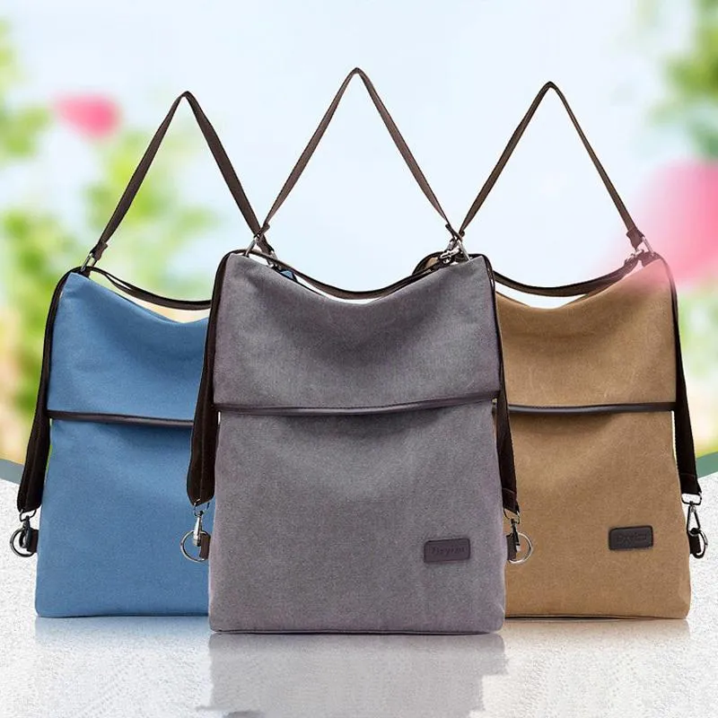 Women's Waterproof Canvas Travel Backpack