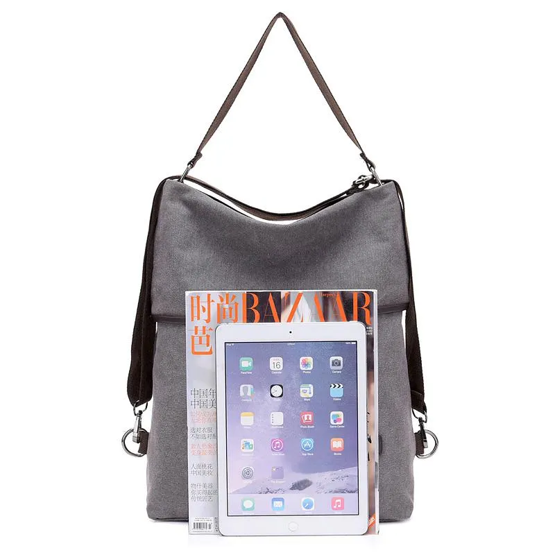 Women's Waterproof Canvas Travel Backpack